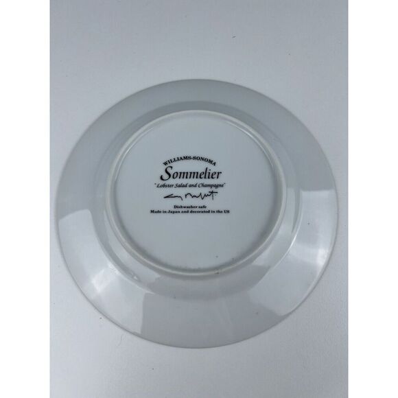 CHEF SERIES Salad Dessert Plate Williams Sonoma Guy Buffet Lobster Salad Champ - Picture 3 of 4